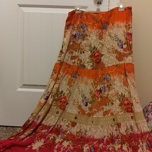 **closet cleanout** Forbidden maxi/peasant skirt